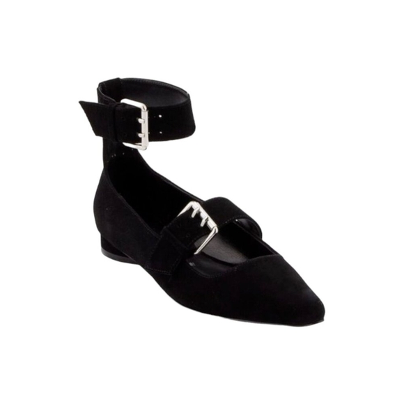 Opening Ceremony Buckle suede flats Size Eur 36/ 6 USA - Picture 2 of 15